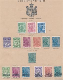 Liechtenstein 1912-28