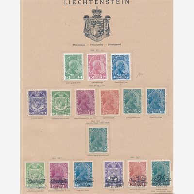 Liechtenstein 1912-28