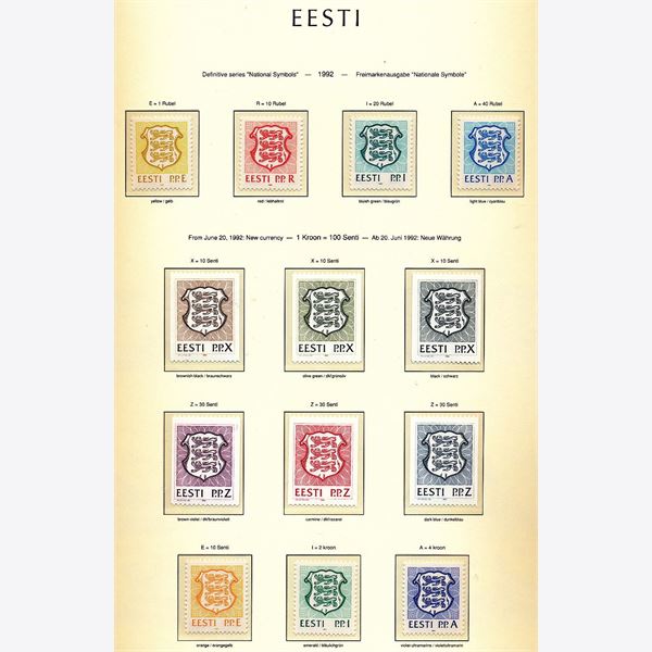 Estland 1991-2003