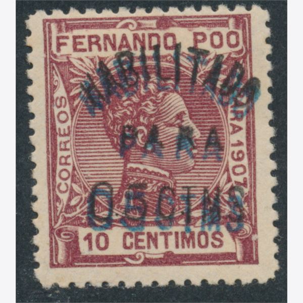 Spanske kolonier 1908