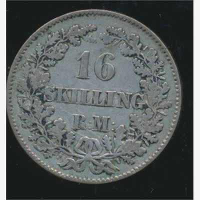 Mønter 1857