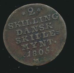 Mønter 1805