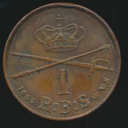 Mønter 1853