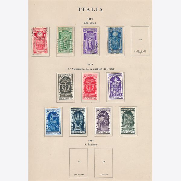 Italien 1863-1953