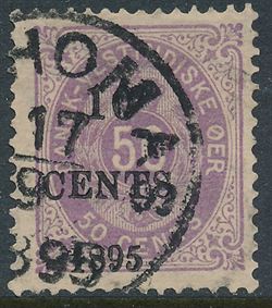 Danish West Indies 1895