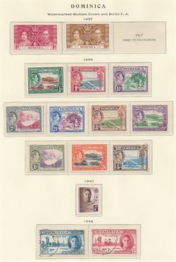 Engelske Kolonier 1908-63