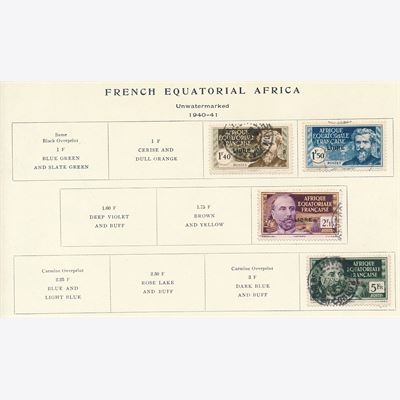 French Colonies 1936-52