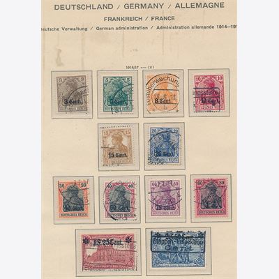 Tysk besætt. 1914/18 1914-16