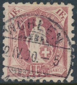 Switzerland 1888