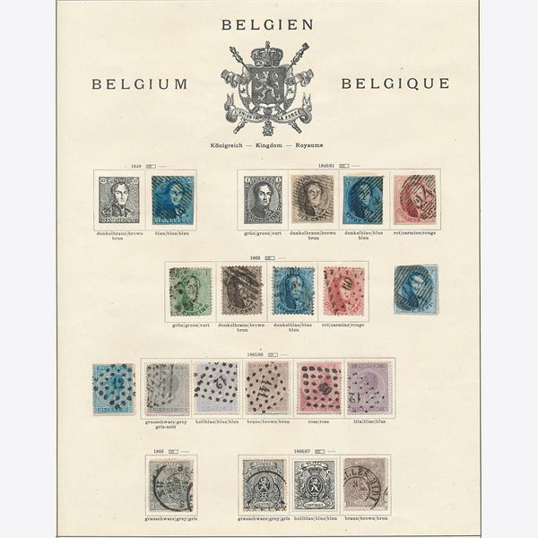 Belgium 1849-1923