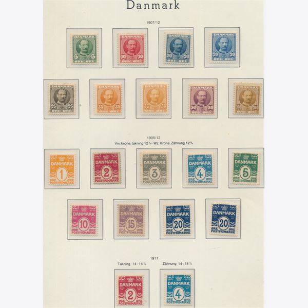Denmark 1907-17