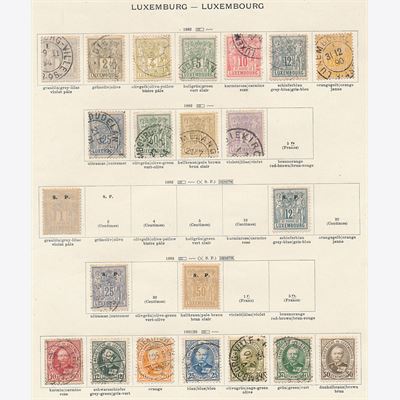 Luxembourg 1852-1922