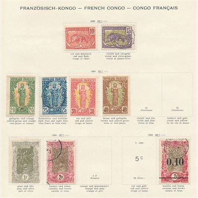 French Colonies 1893-1922