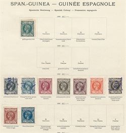 Spanske kolonier 1902-09